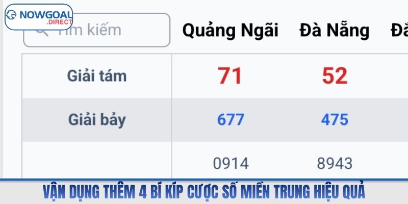 Vận dụng thêm 4 bí kíp cược số miền Trung hiệu quả